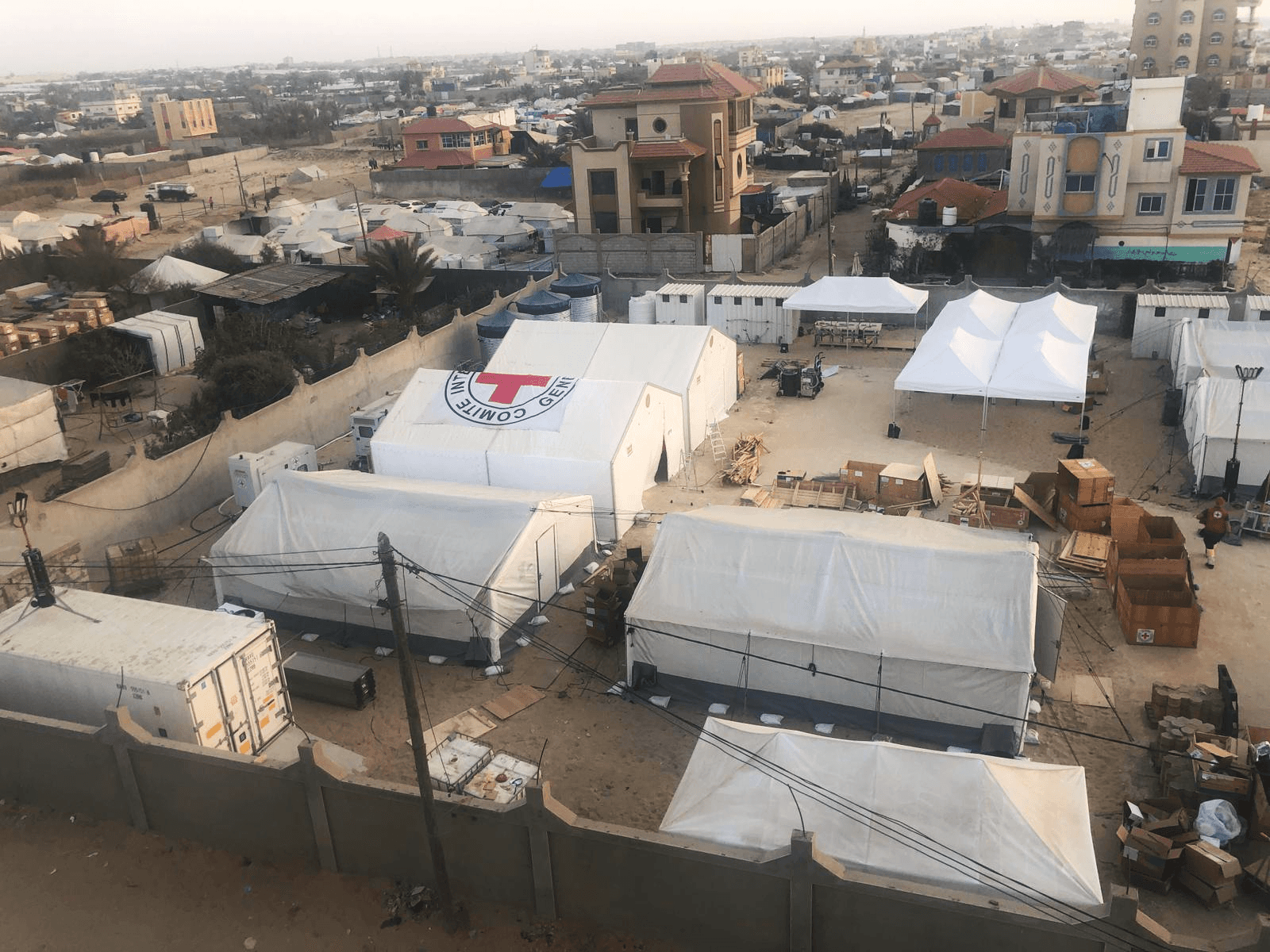 Veldhospitaal in Rafah